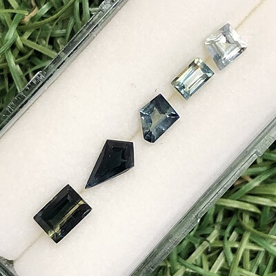 2.24tcw Varied Cut Sapphire Parcel (5pcs)