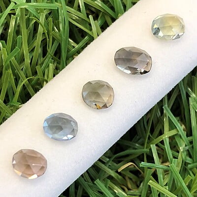 3.23tcw Free Form Rose Cut Sapphire Parcel (5pcs)