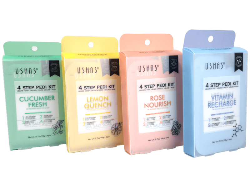 KIT DE 4 PASOS PARA PEDICURA