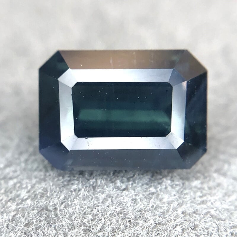1.23ct Octagon Step Cut Sapphire