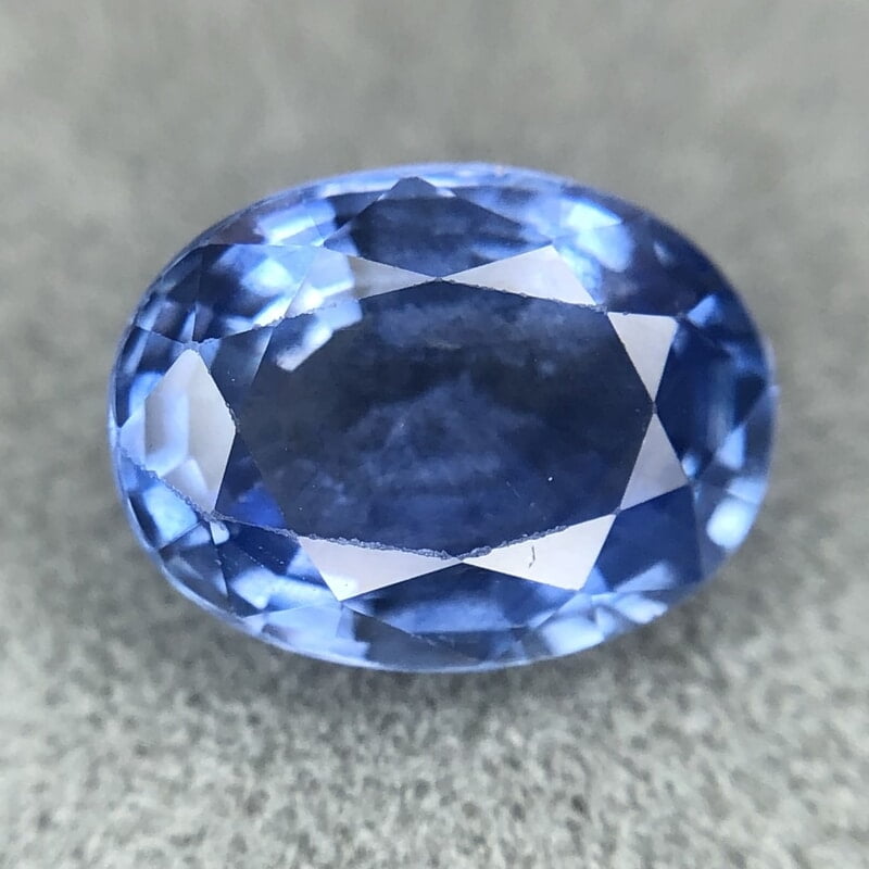 1.37ct Oval Mixed Cut Sapphire