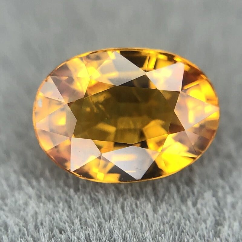 1.09ct Oval Mixed Cut Sapphire