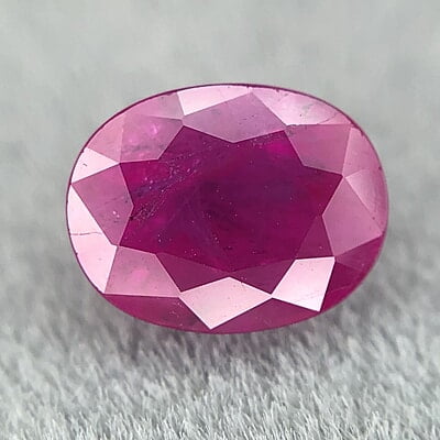 1.14ct Oval Mixed Cut Ruby