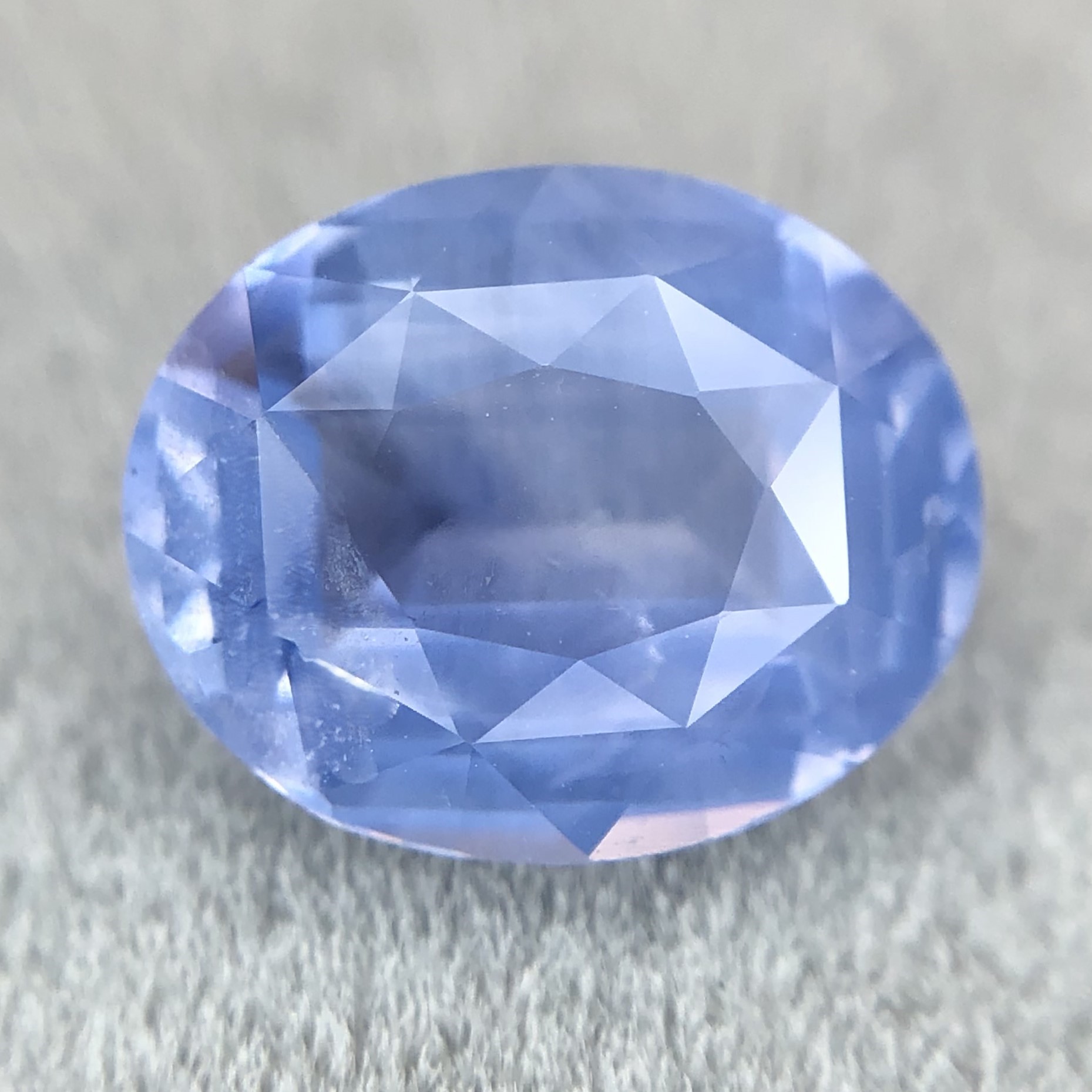 2.58ct Oval Mixed Cut Sapphire