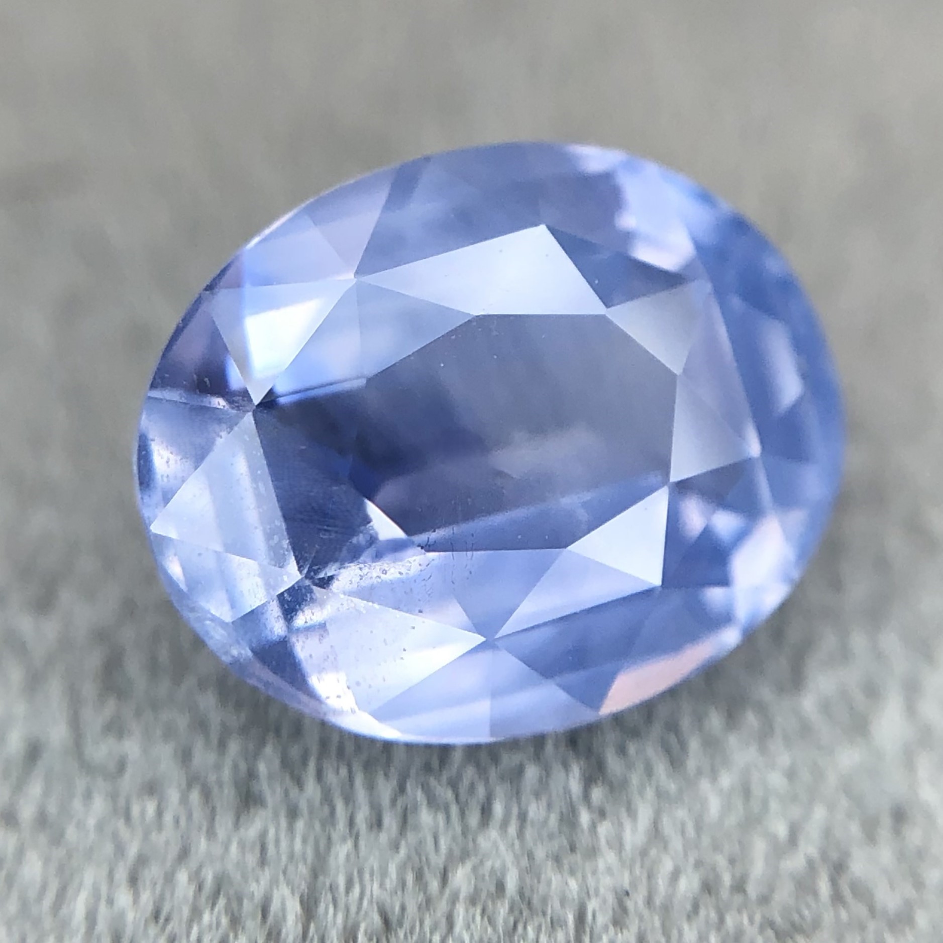 2.58ct Oval Mixed Cut Sapphire