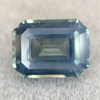 2.60ct Octagon Step Cut Sapphire