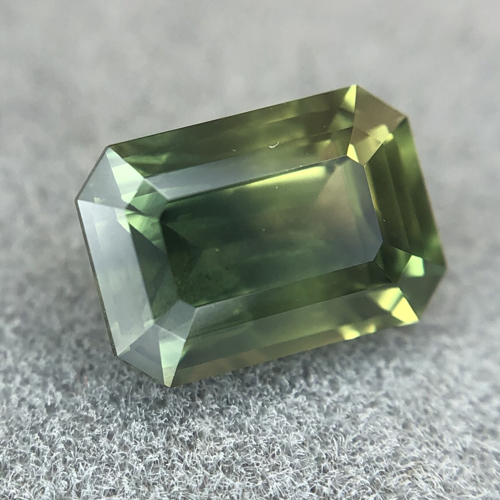 1.28ct Octagon Step Cut Sapphire