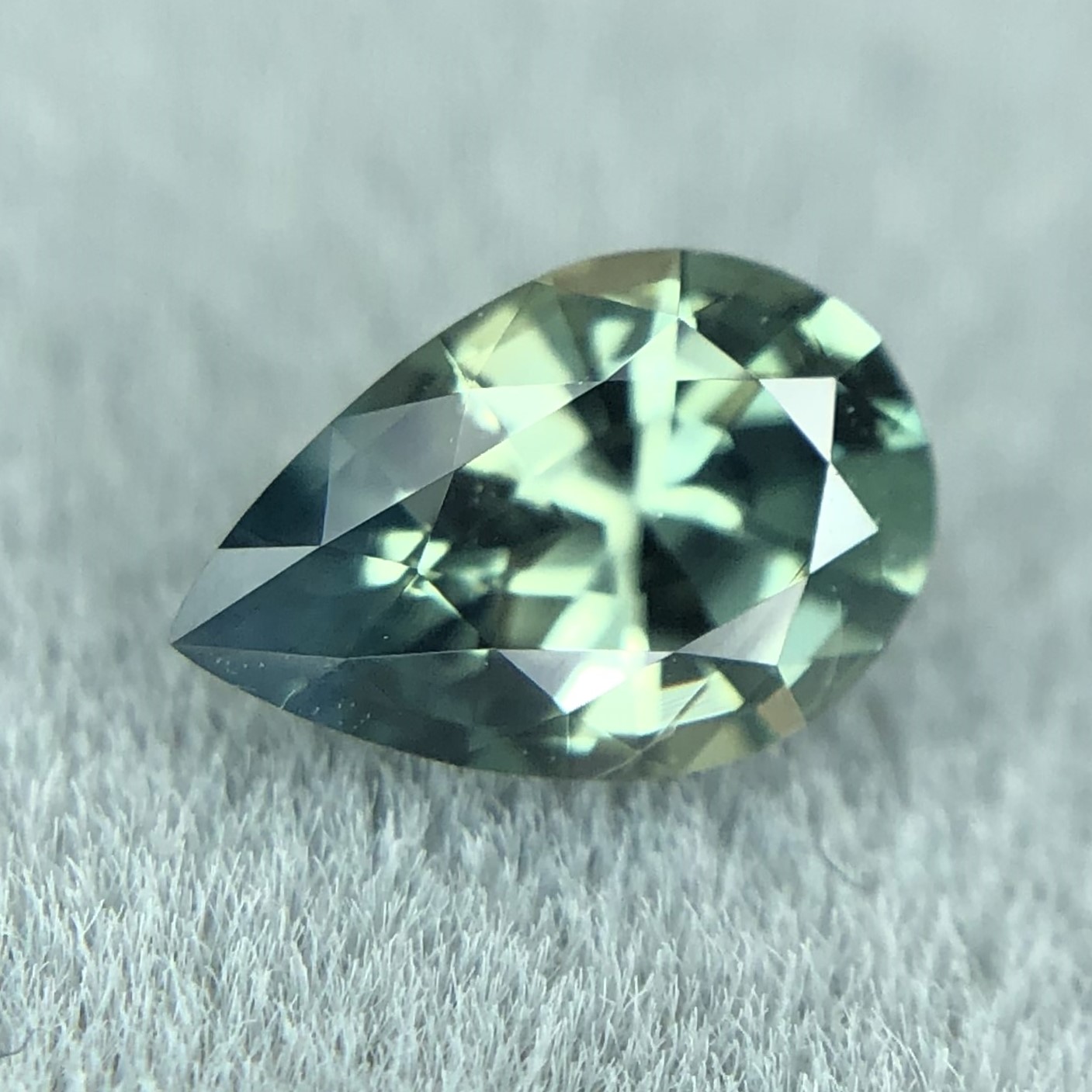 0.45ct Pear Mixed Cut Sapphire