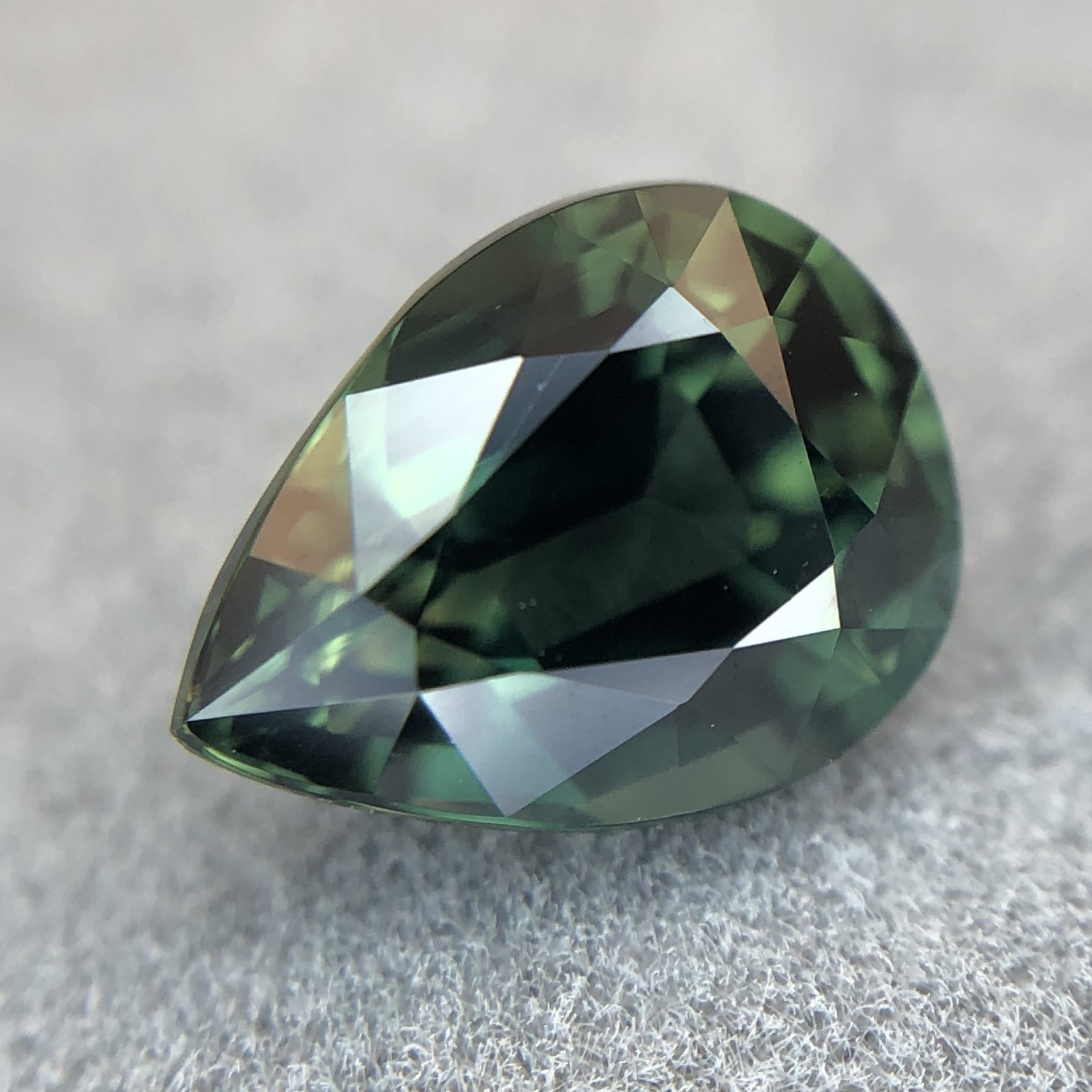 2.04ct Pear Mixed Cut Sapphire