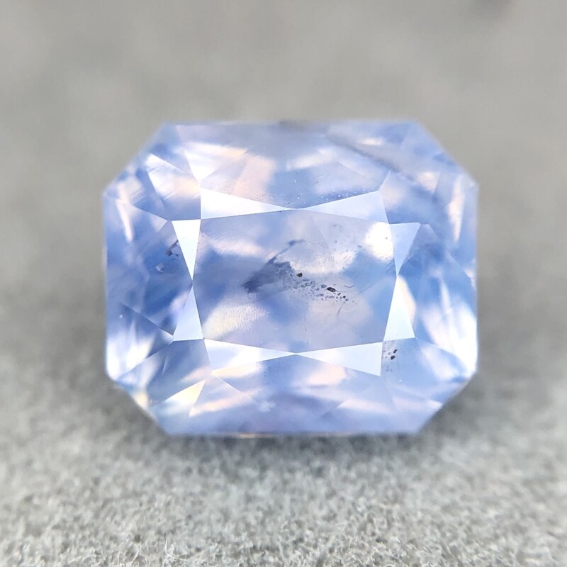 2.12ct Radiant Brilliant Cut Sapphire