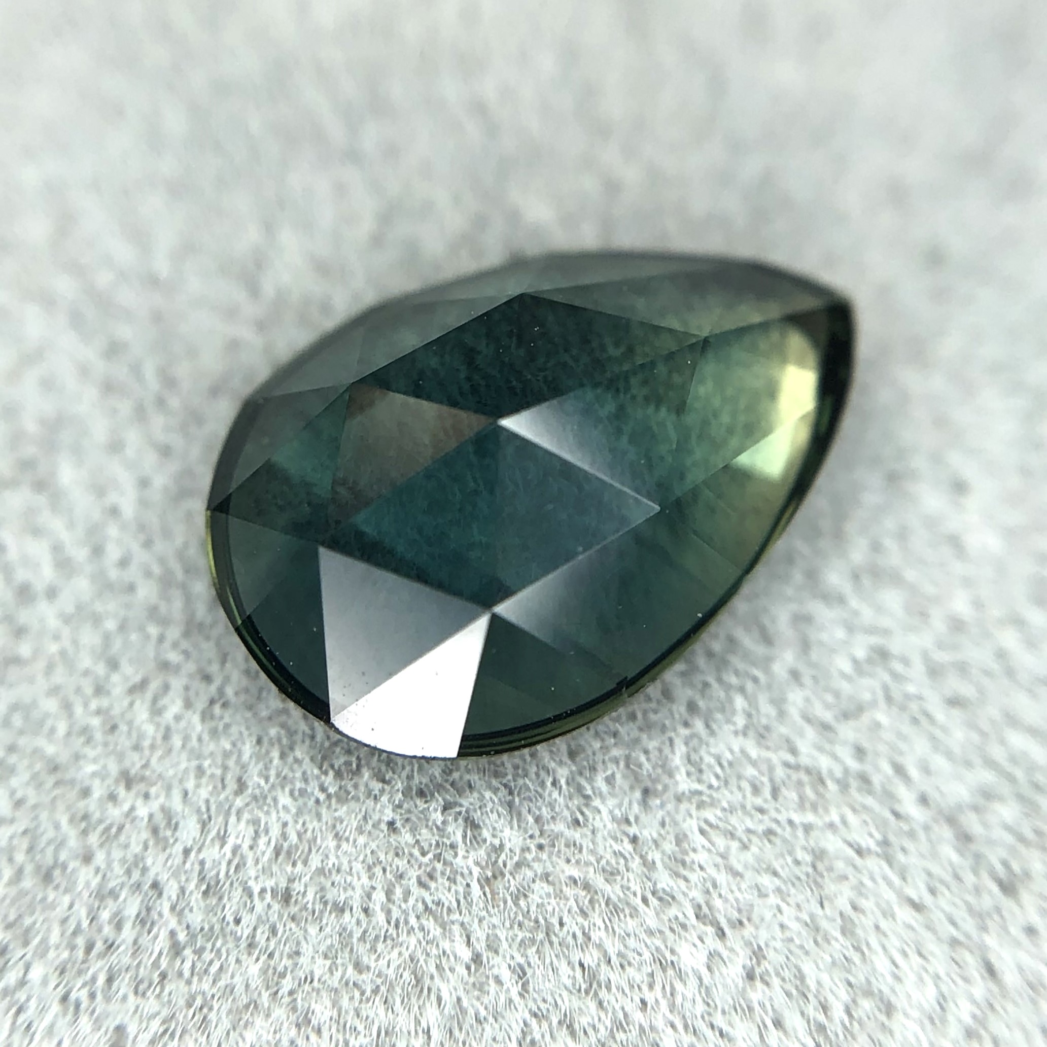 1.55ct Pear Rose Cut Sapphire