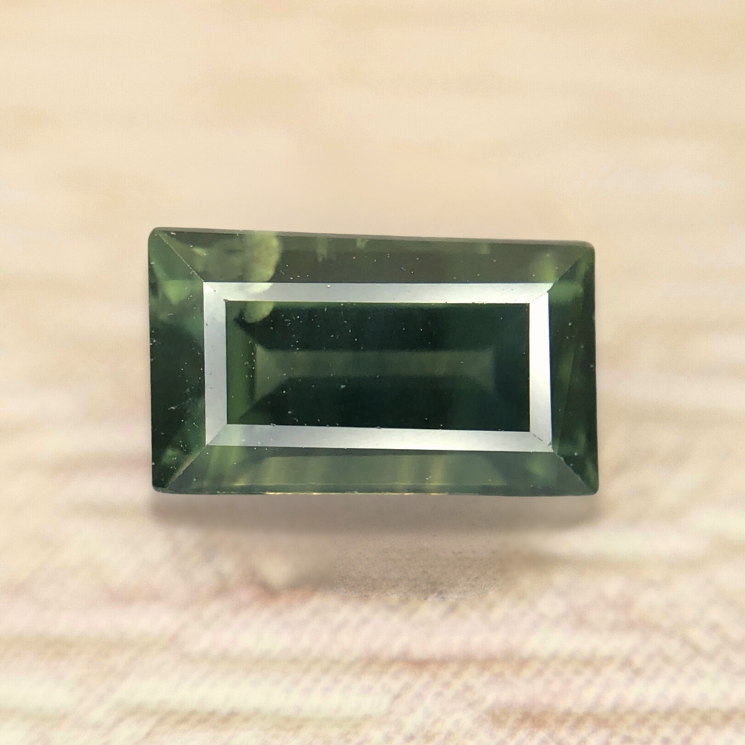 1.15ct Baguette Step Cut Sapphire