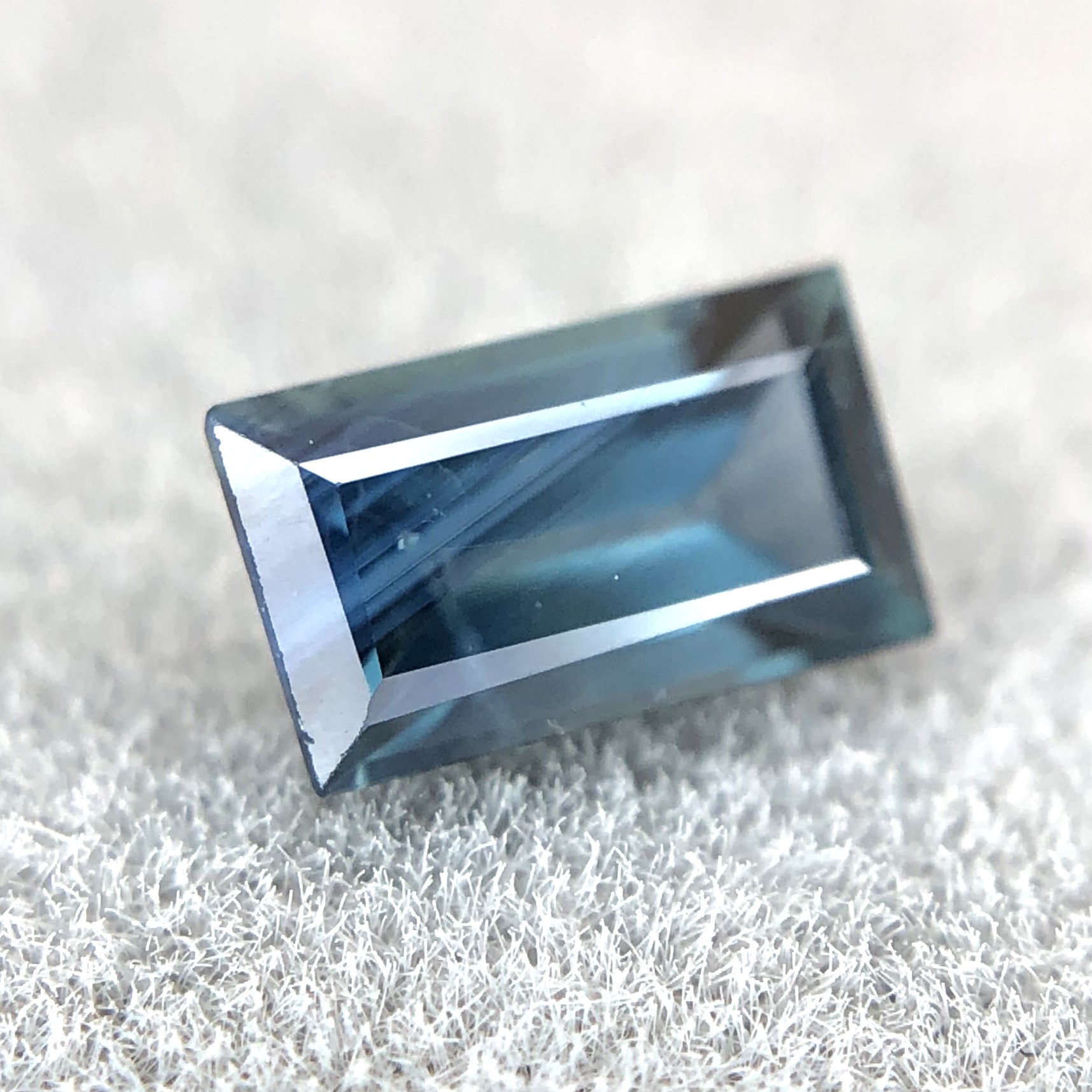 0.37ct Baguette Step Cut Sapphire