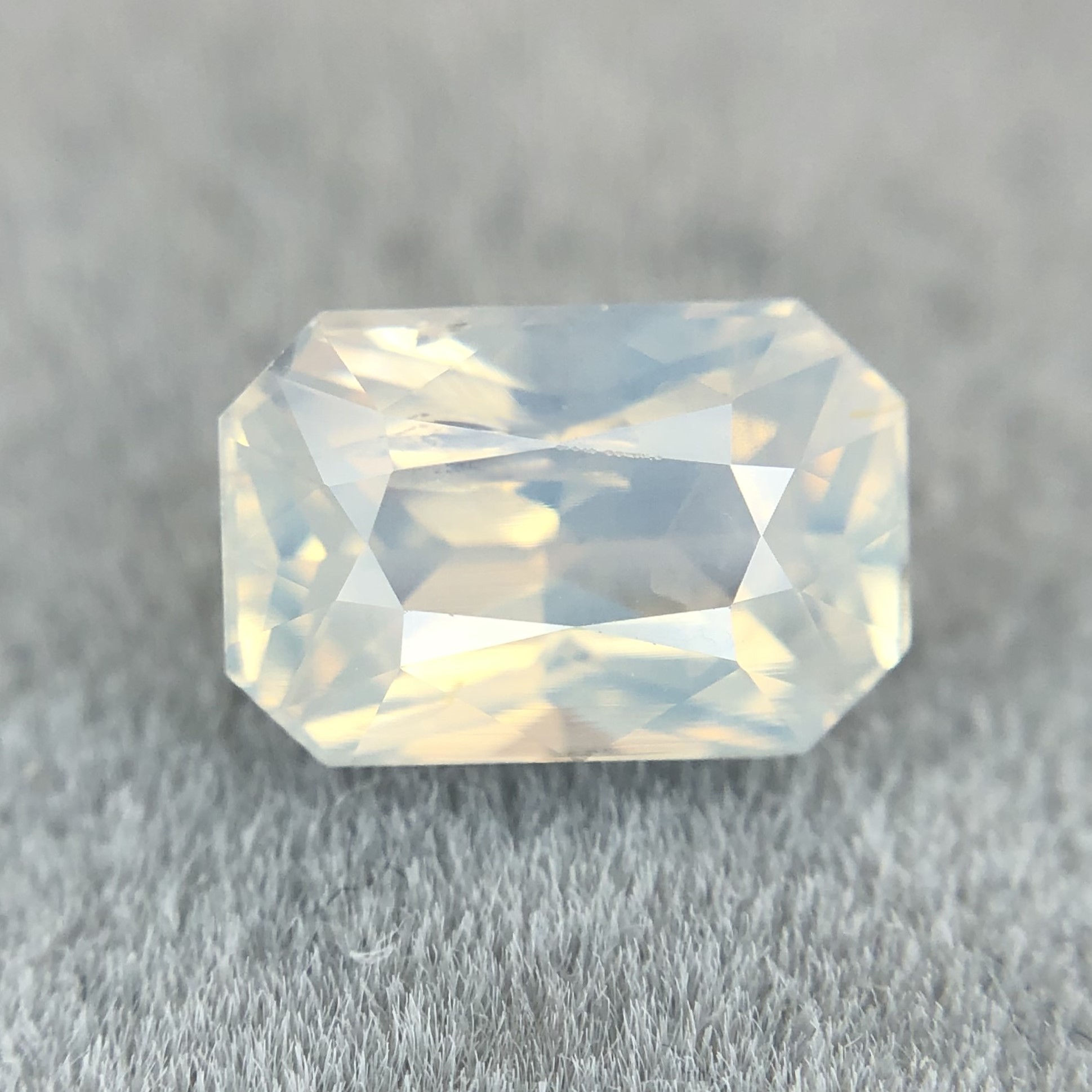 1.56ct Radiant Brilliant Cut Sapphire