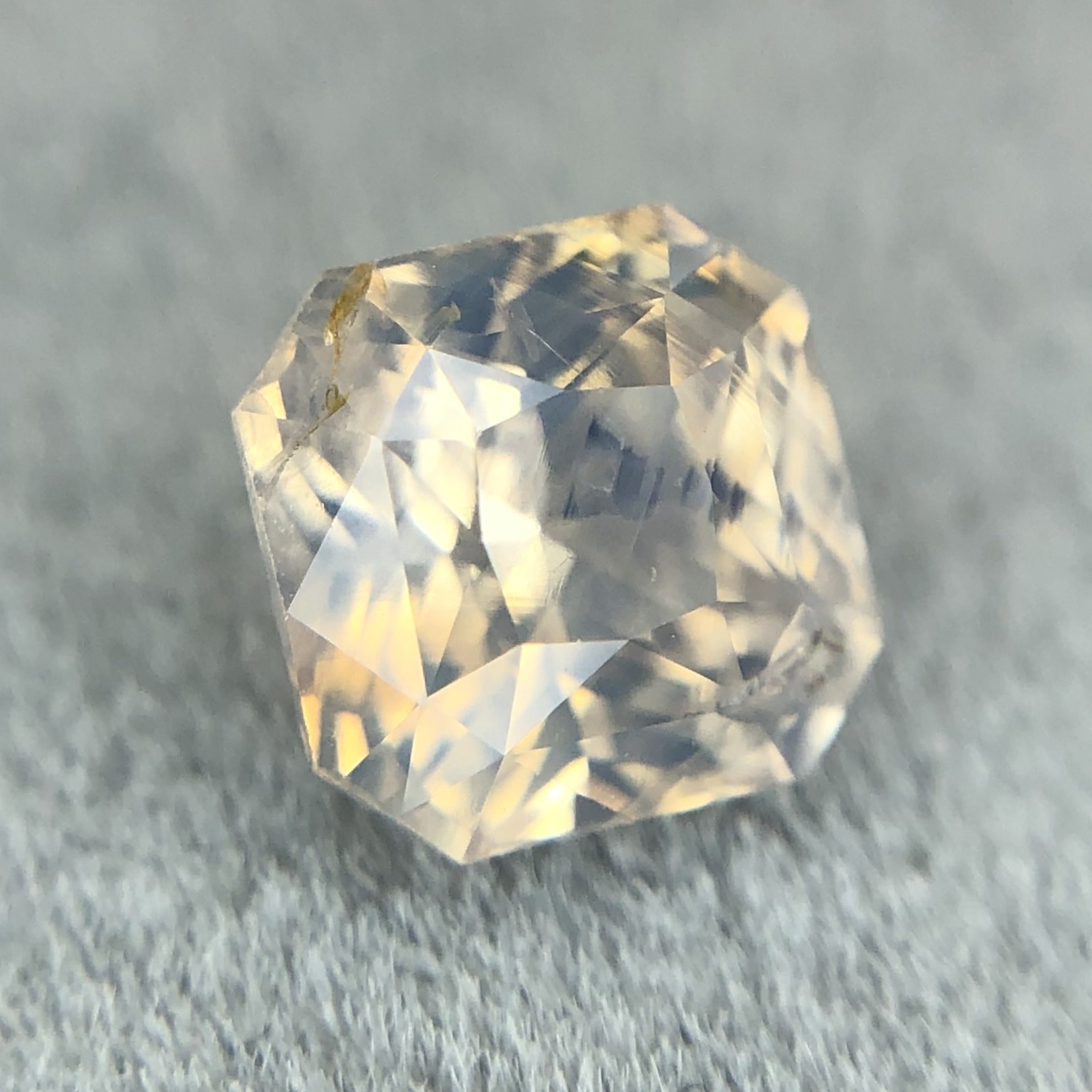 1.28ct Radiant Brilliant Cut Sapphire
