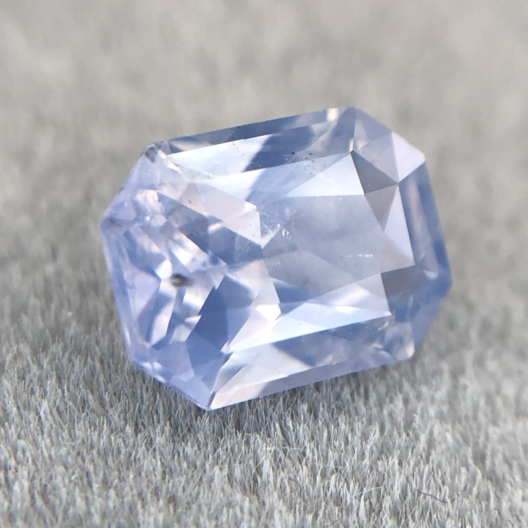 1.22ct Radiant Brilliant Cut Sapphire