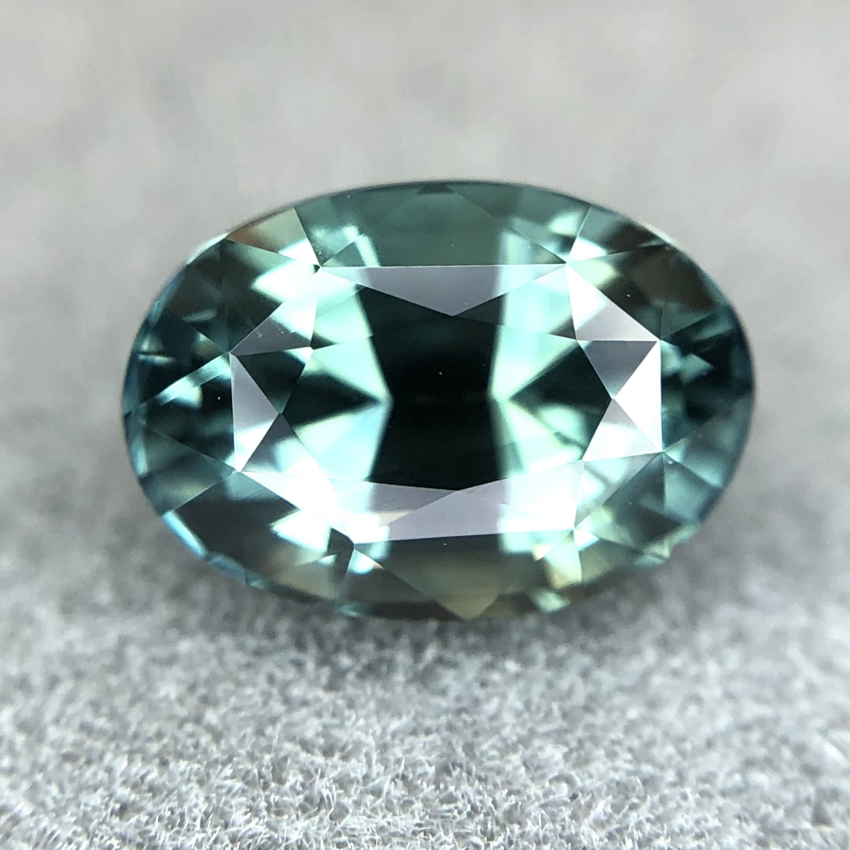 1.72ct Oval Mixed Cut Sapphire