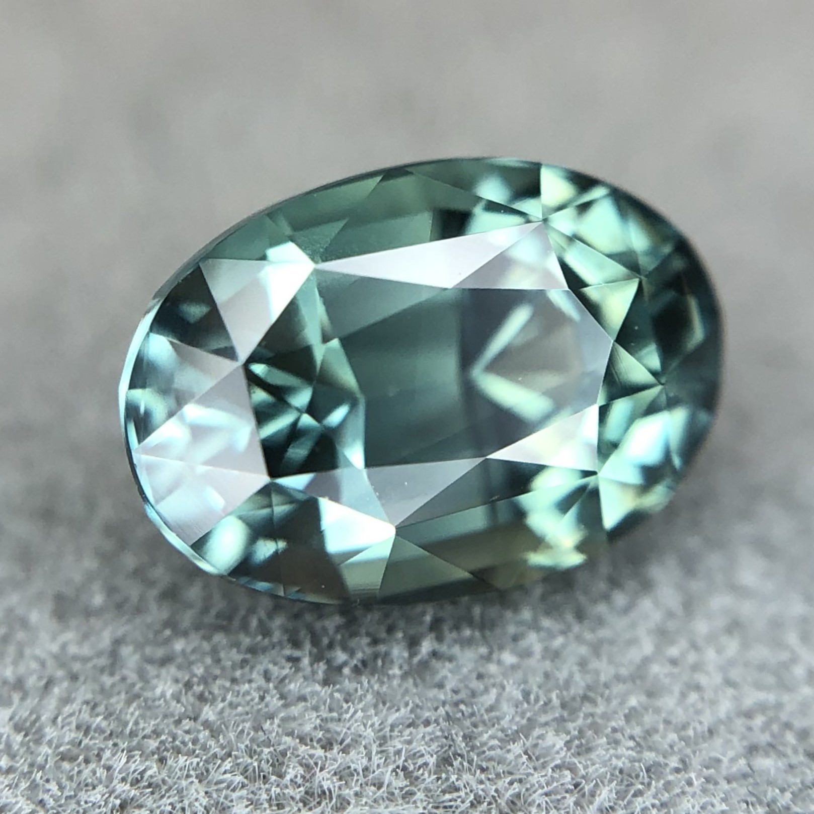 1.72ct Oval Mixed Cut Sapphire