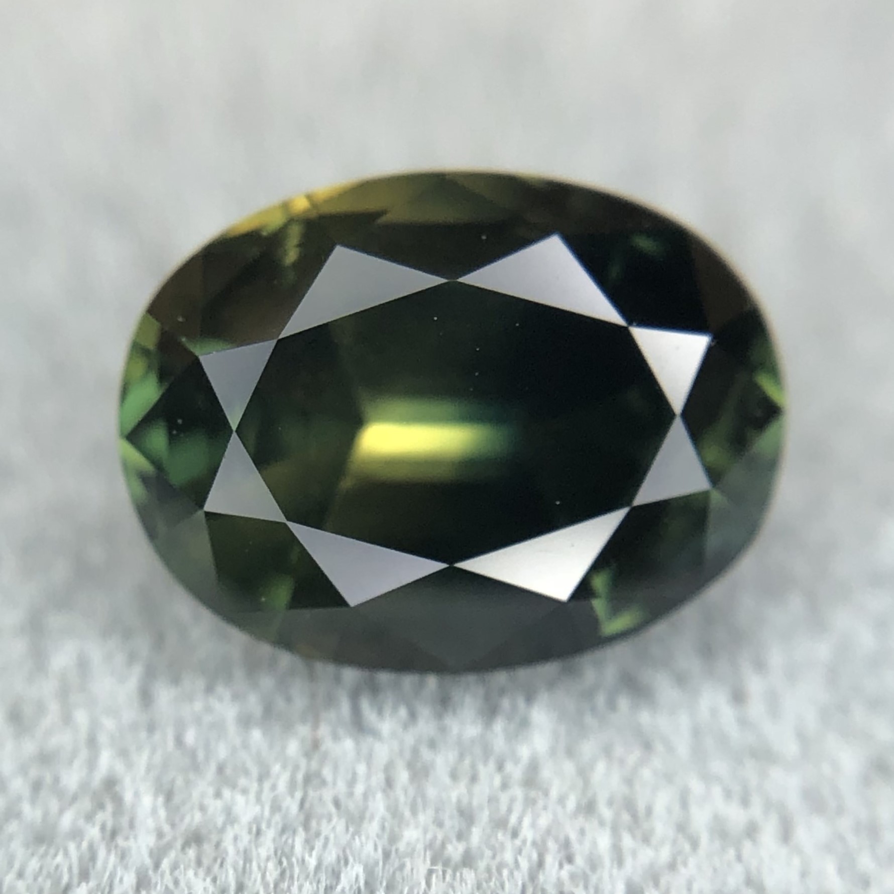 1.62ct Oval Mixed Cut Sapphire