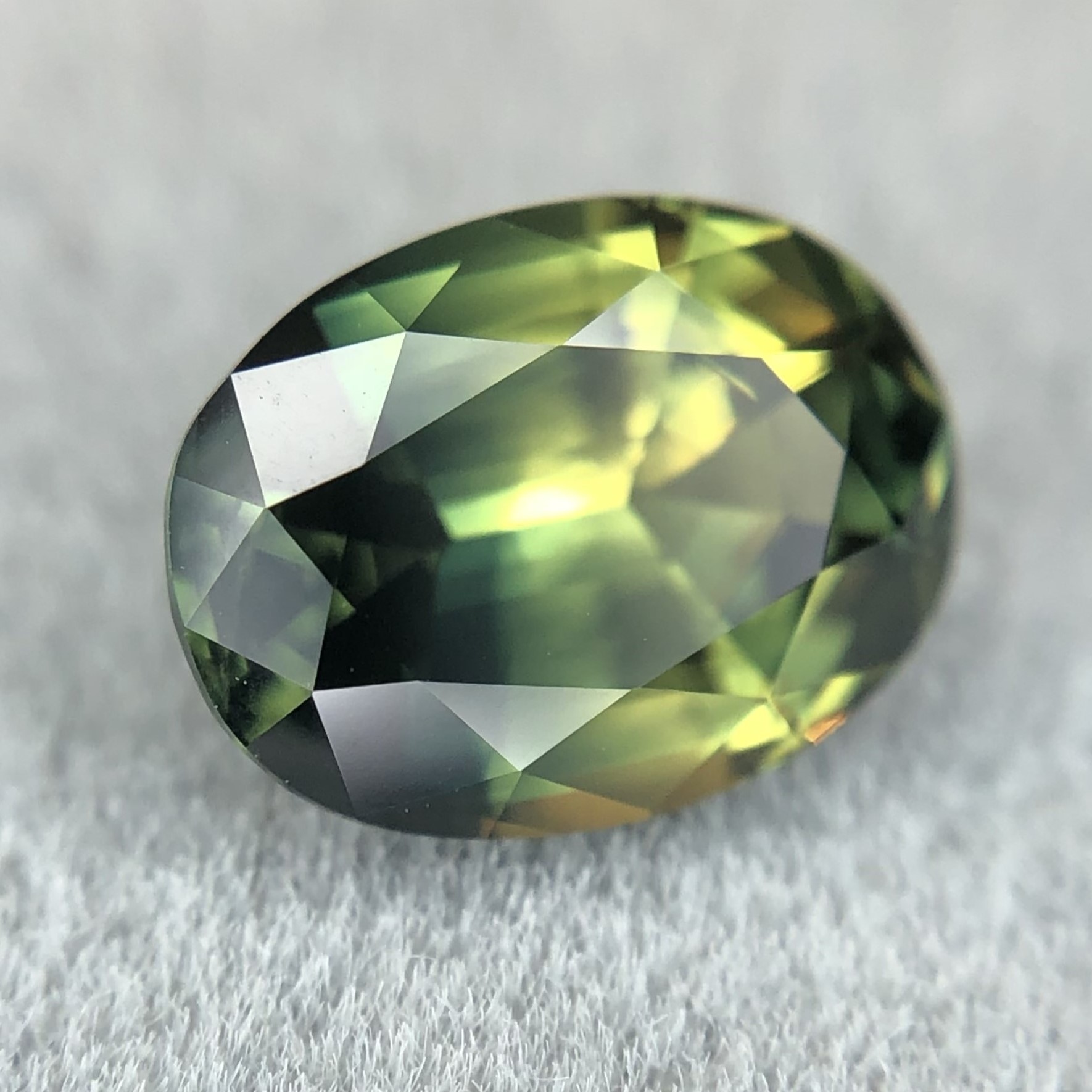 1.62ct Oval Mixed Cut Sapphire