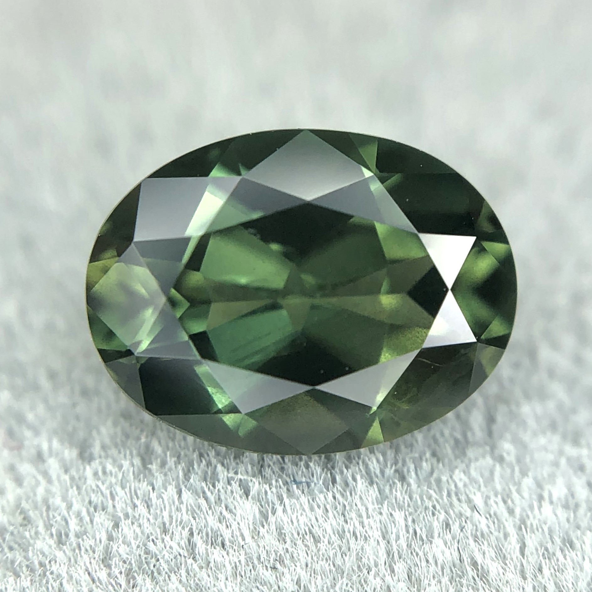 1.53ct Oval Mixed Cut Sapphire