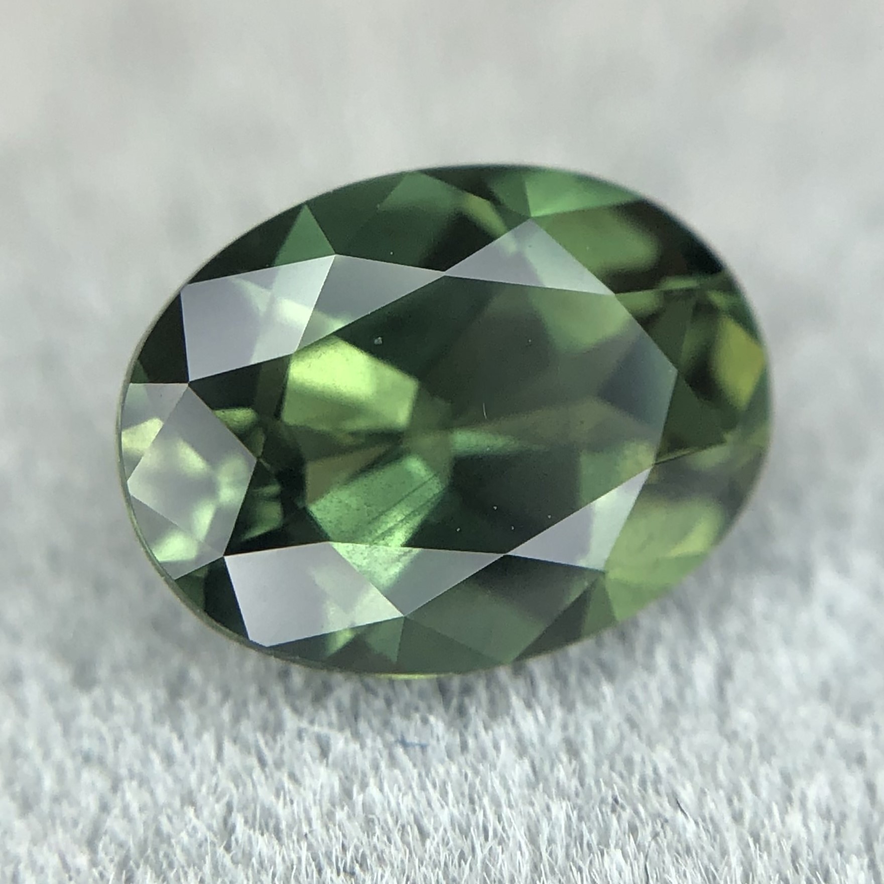 1.53ct Oval Mixed Cut Sapphire