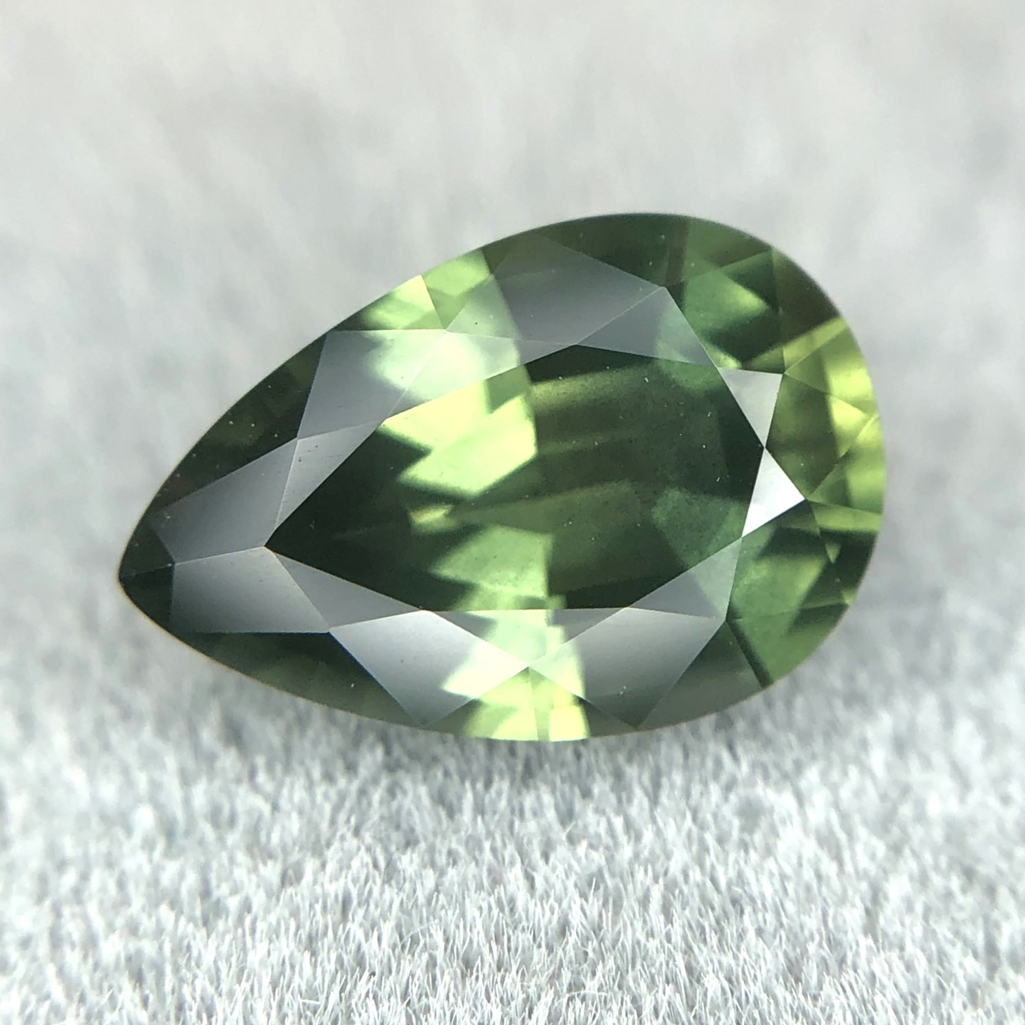 1.64ct Pear Mixed Cut Sapphire