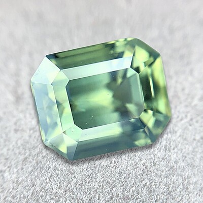 2.54ct Octagon Step Cut Sapphire