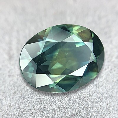 1.52ct Oval Mixed Cut Sapphire
