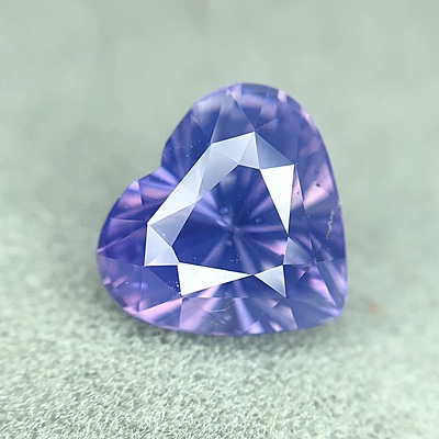 2.20ct Heart Mixed Cut Sapphire