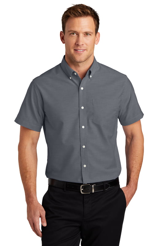 S659 CAMISA OXFORD CABALLERO MC PORT AUTHORITY SUPERPRO