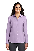 L658 CAMISA OXFORD DAMA ML PORT AUTHORITY SUPERPRO