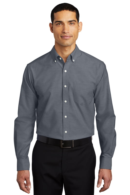 S658 CAMISA OXFORD CABALLERO ML PORT AUTHORITY 