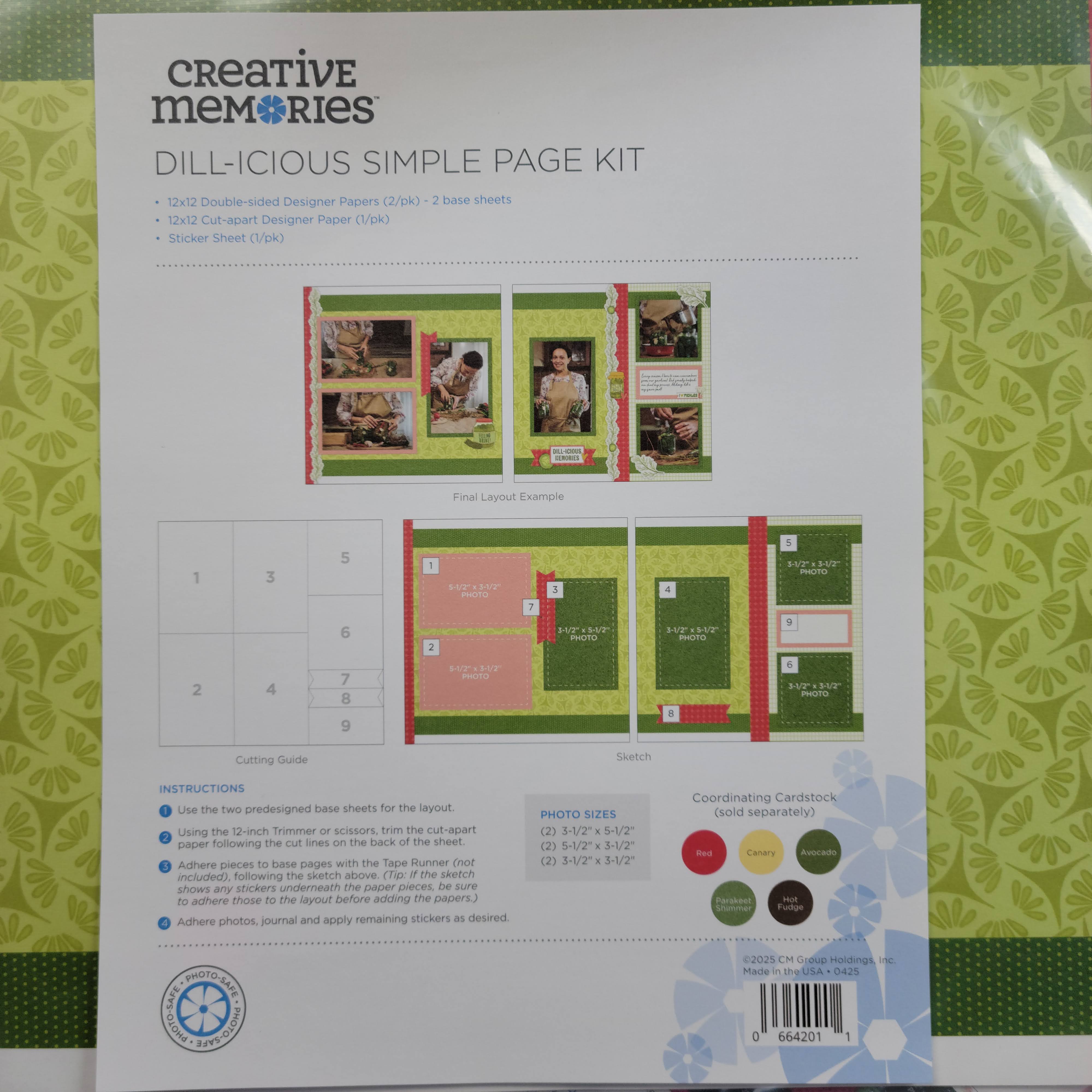 PROMO - Dill-icious Simple Page Kit