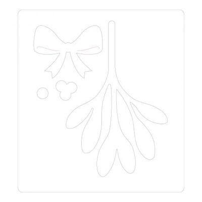 Vischio di Natale - Fustella Sizzix BigZ