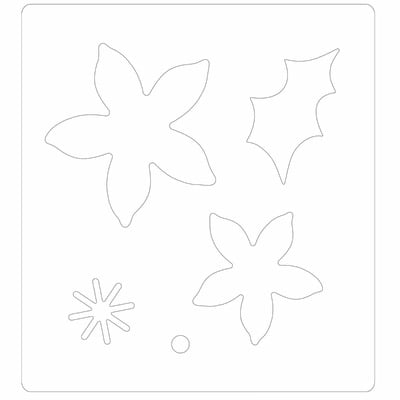Nuova Poinsetta Invernale - BigZ Sizzix