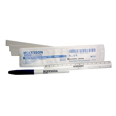 Mckesson Medi-Pak Performance Plus Sterile Skin Marker with Ruler & Labels (EA)