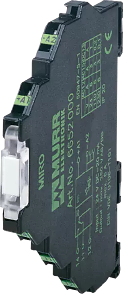 Murr, MIRO 6.2 24VDC-1U Output Relay, 6652000