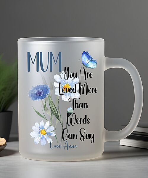 Frosted Glass Mugs