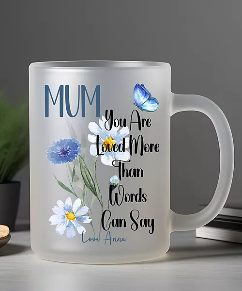 Frosted Glass Mugs