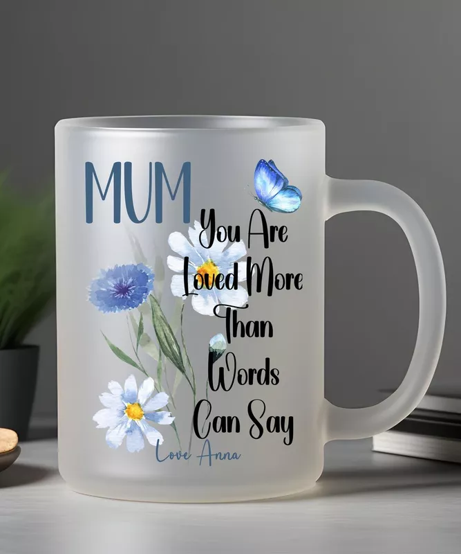 Frosted Glass Mugs