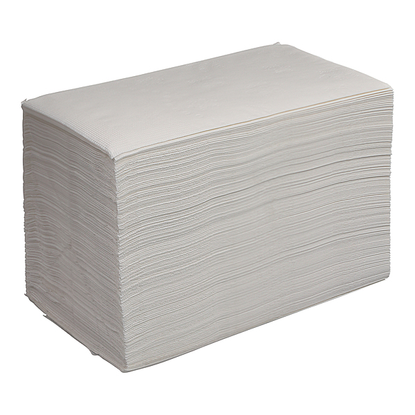 Empress 2-Ply Dinner Napkin Brick Pack 14.2 x 16.5, White, 1/8 Fold 20 / 150 cs