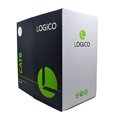 Cat6 UTP CMP Cable 23AWG 1000Ft White