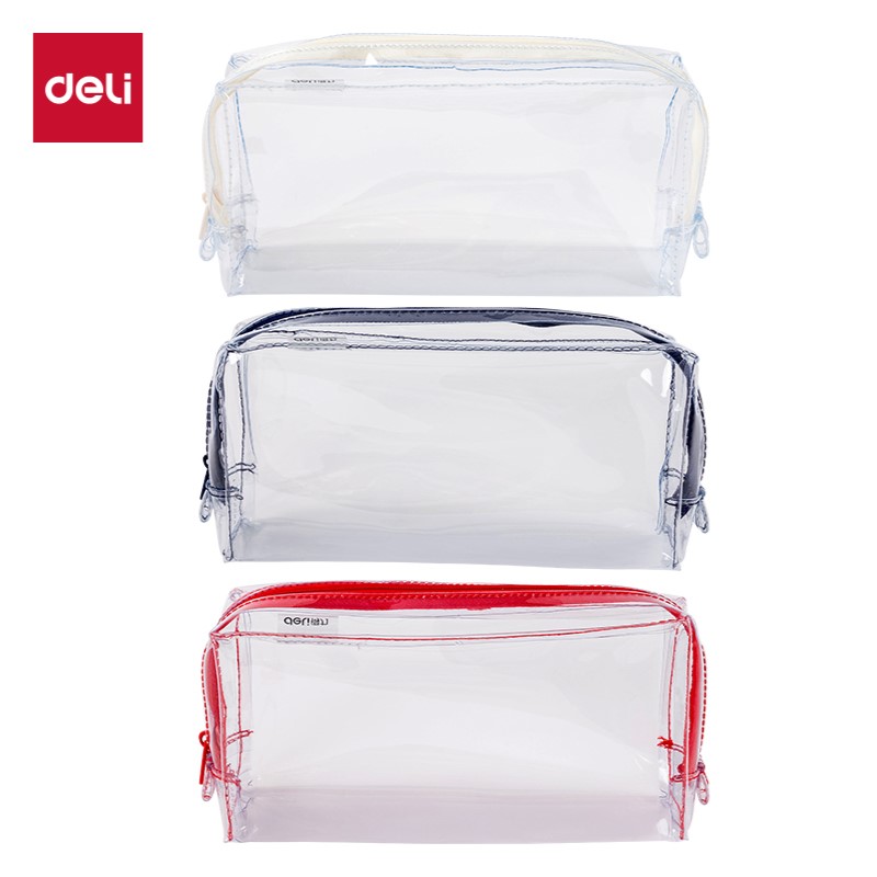 DELI  66875A SCHOOL PENCIL POUCH - 235x120x65mm