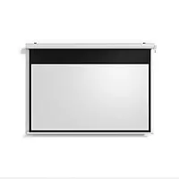 Valerion Backyard Weather Proof Motorized Drop Down Matte White Screen 120 Inches