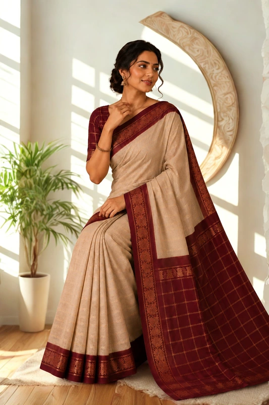 Veldhari white with maroon