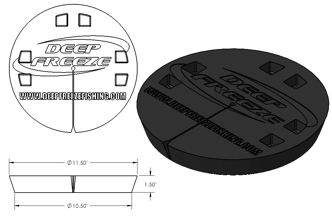 Deep Freeze IceBlocker Hole Cover Deep Freeze IceBlocker Hole Cover