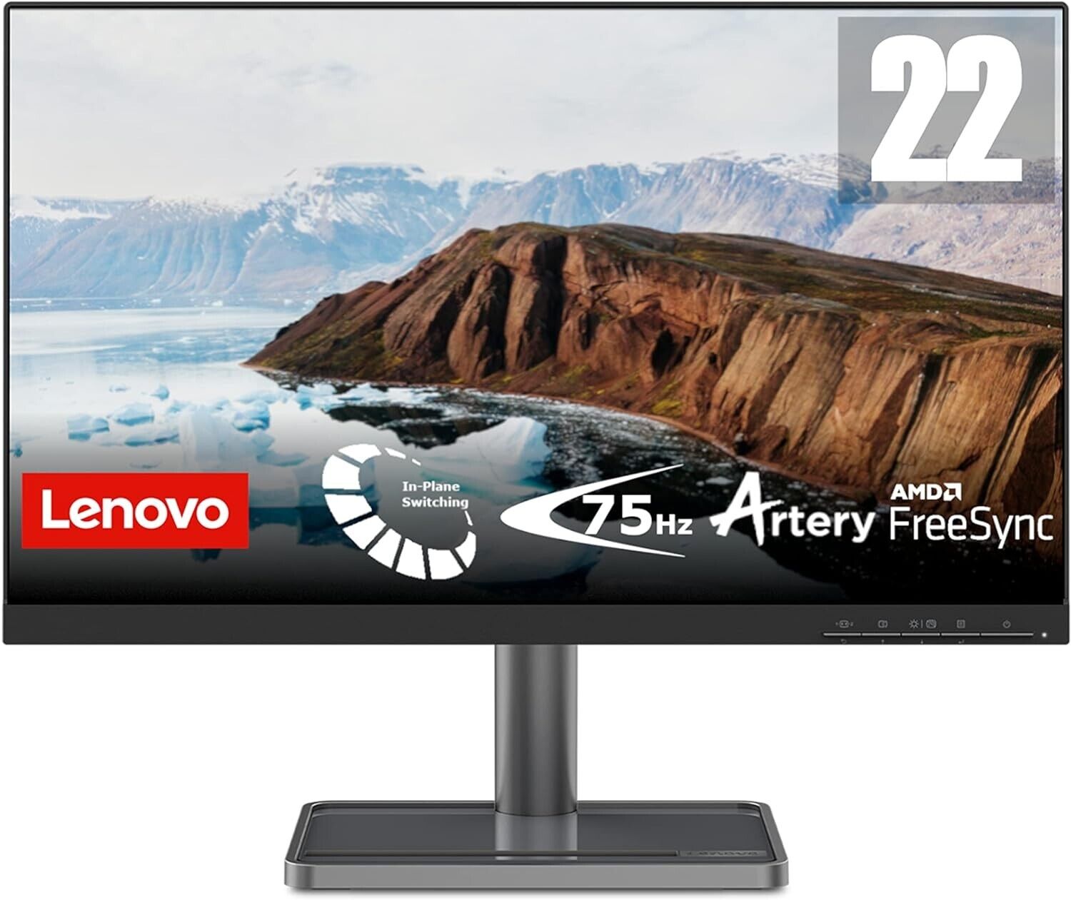 Lenovo L22i-30 - 21.5" FHD Monitor - 66CAKAC1UK
