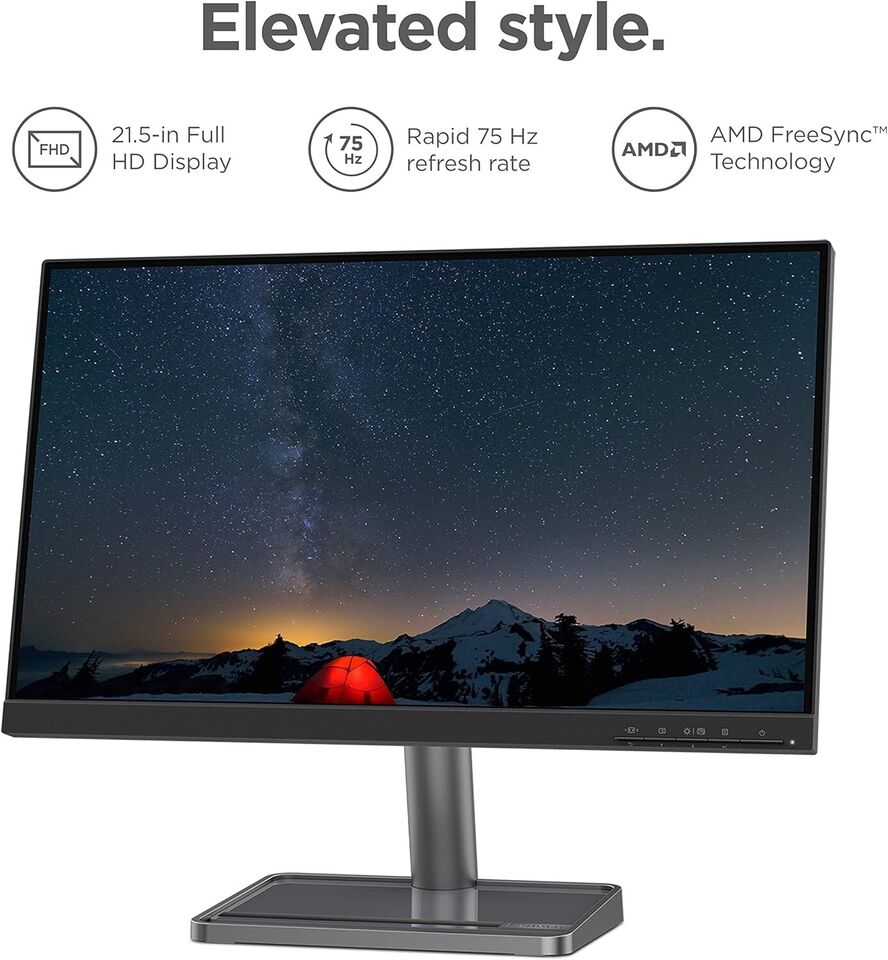Lenovo L22i-30 - 21.5" FHD Monitor - 66CAKAC1UK