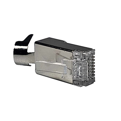 CAT6/CAT6A Extra Large RJ45 8P8C Pass Through Modular Plug Shielded connector, 100pcs CAT6/CAT6A Extra Large RJ45 8P8C Pass Through Modular Plug Shielded connector, 100pcs